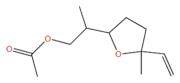 2-(Tetrahydro-5-methyl-5-vinylfuran-2-yl)-propyl acetate